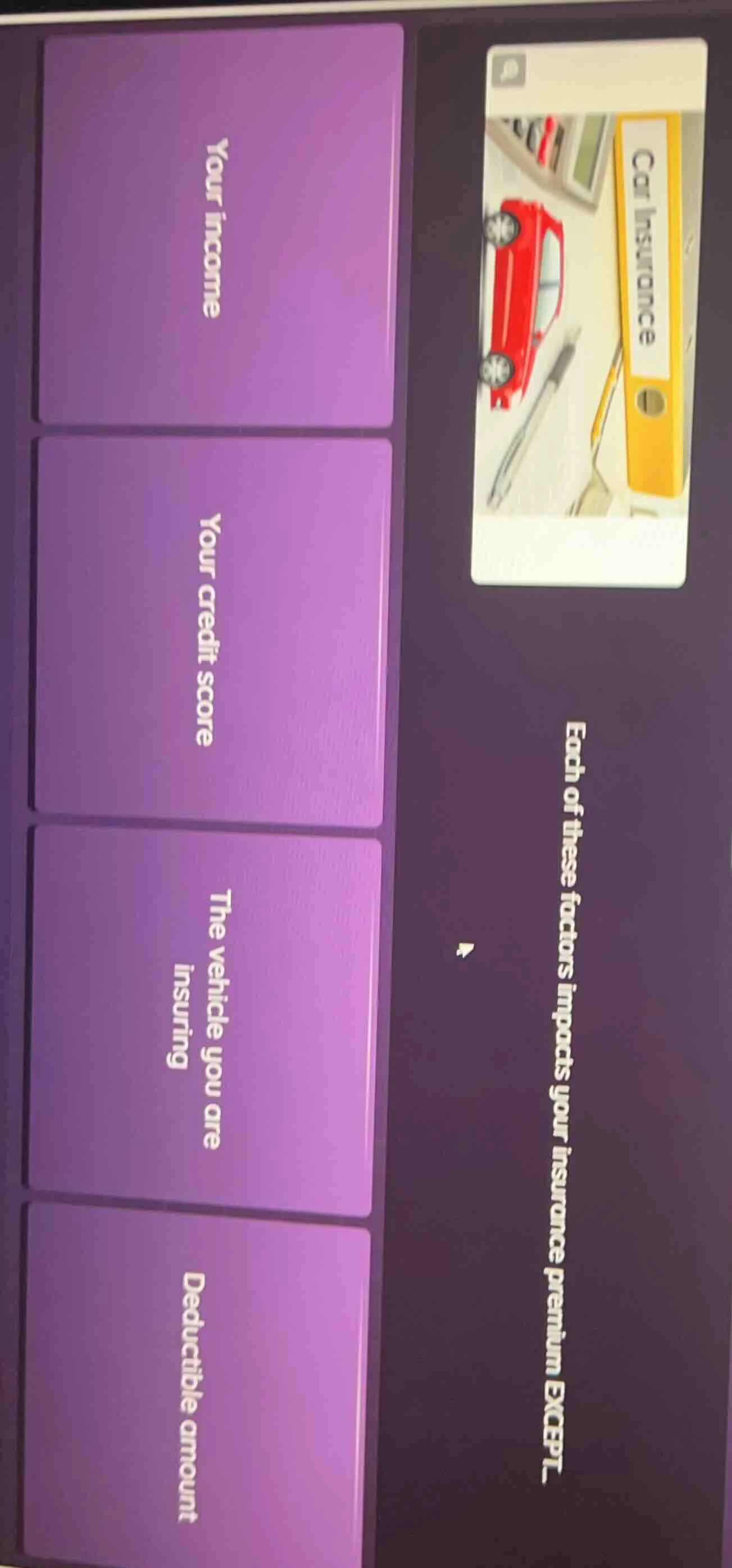 car insurance each of these factors impacts your insurance premium exce…