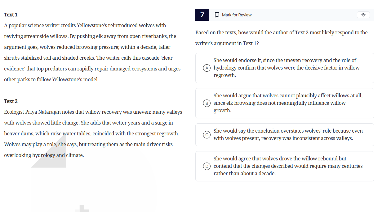 text 1 a popular science writer credits yellowstones reintroduced wolve…