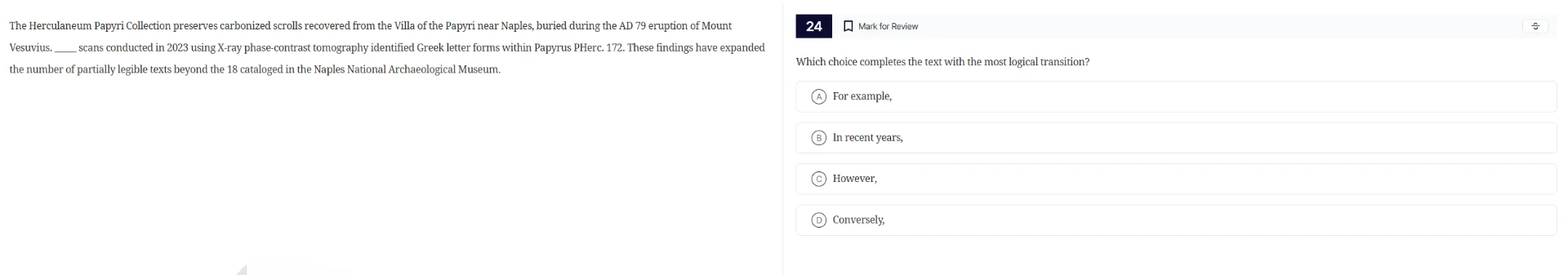 the herculaneum papyri collection preserves carbonized scrolls recovere…