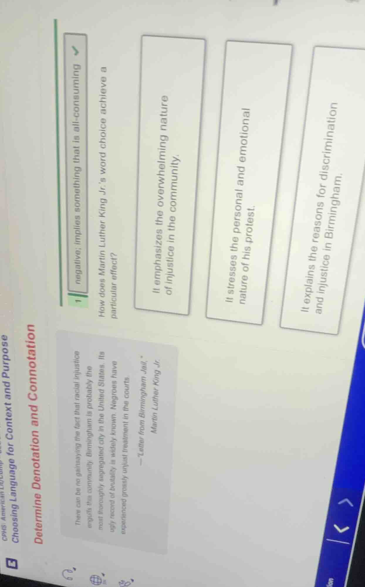 negative: implies something that is all - consuming how does martin lut…