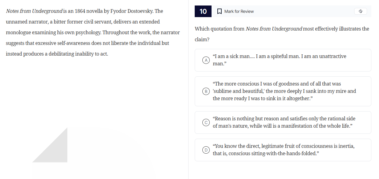 notes from underground is an 1864 novella by fyodor dostoevsky. the unn…