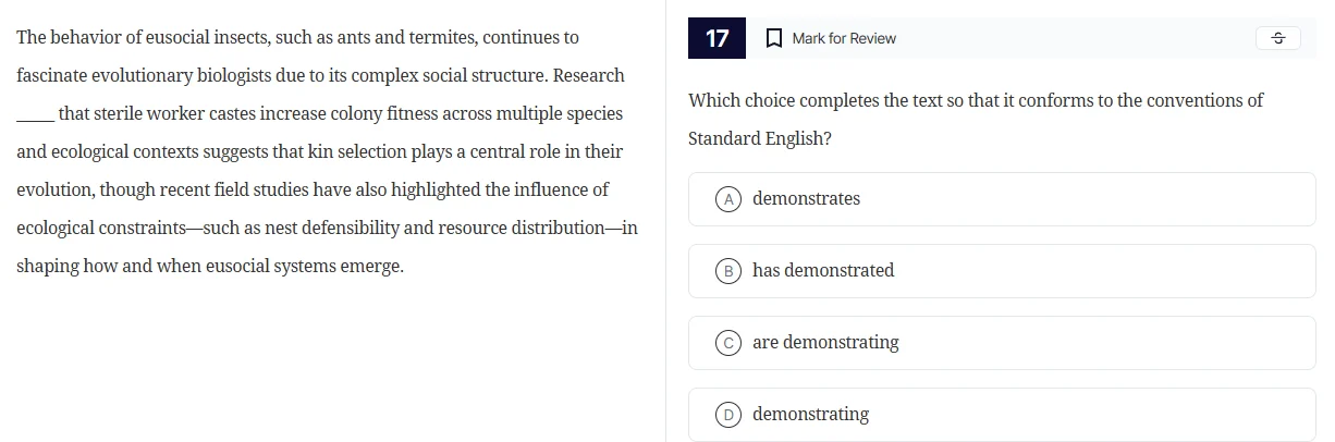 the behavior of eusocial insects, such as ants and termites, continues …