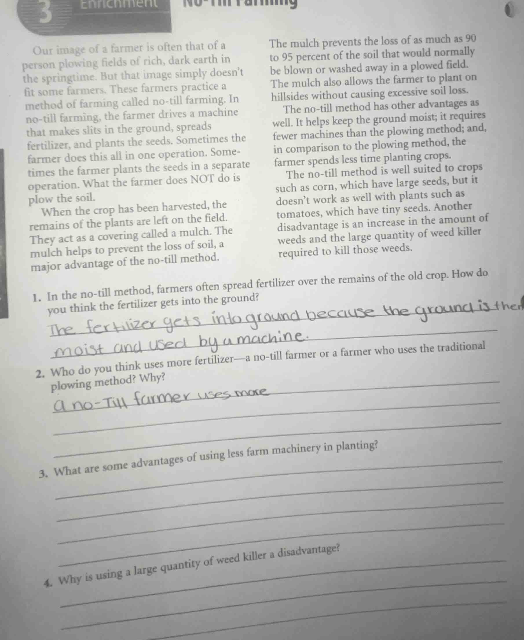 our image of a farmer is often that of a person plowing fields of rich,…