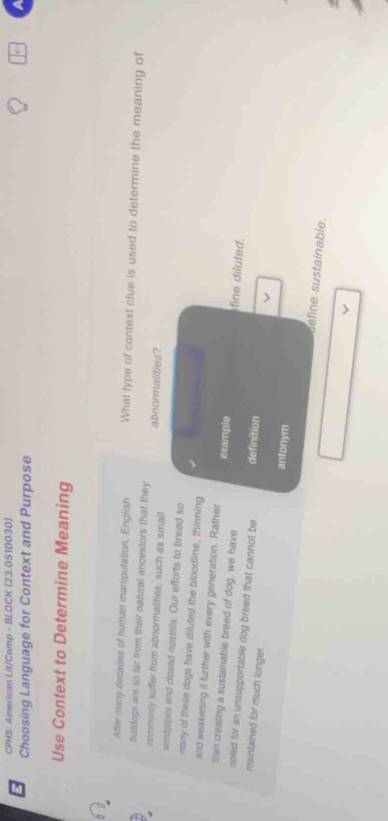 choosing language for context and purpose use context to determine mean…