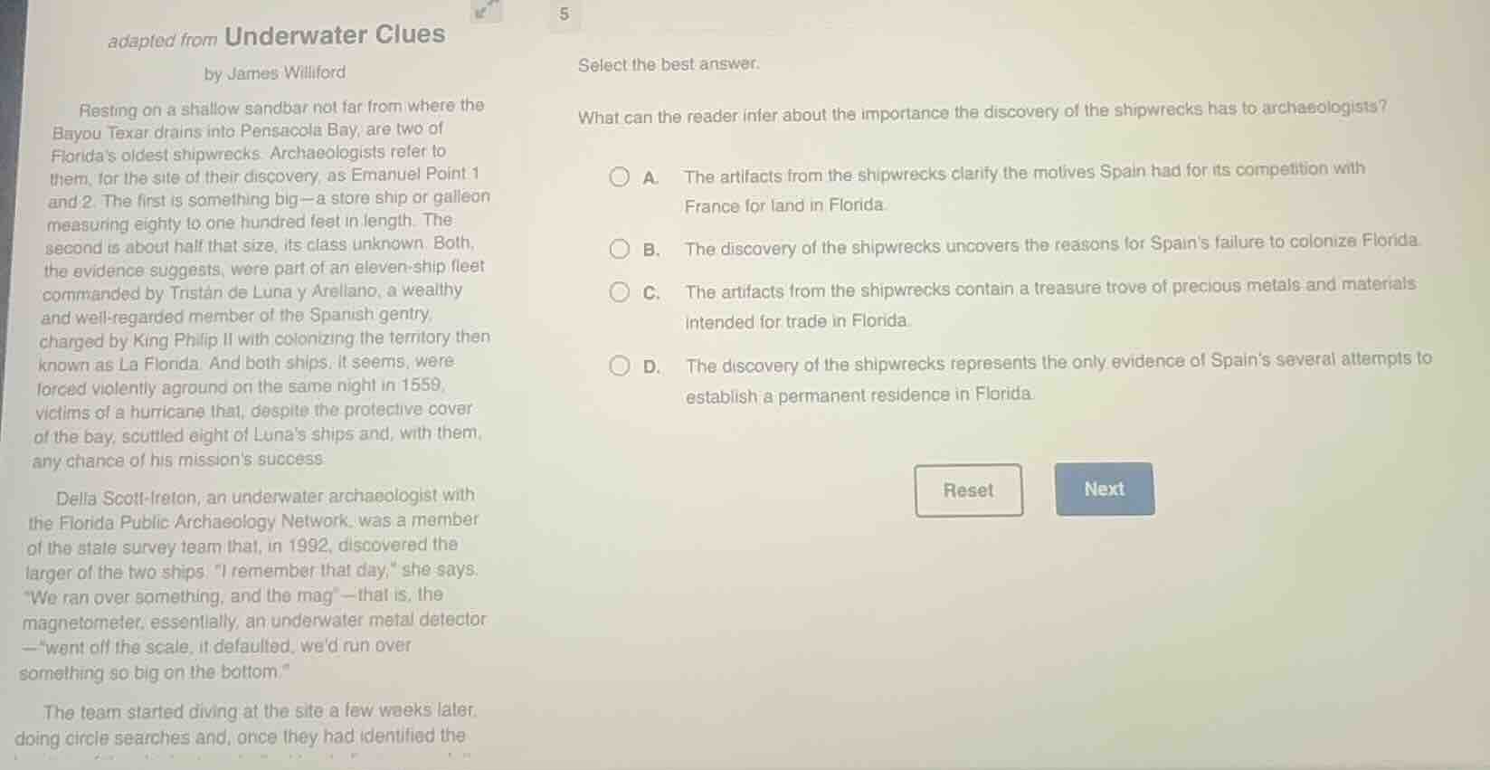 adapted from underwater clues by james williford resting on a shallow s…