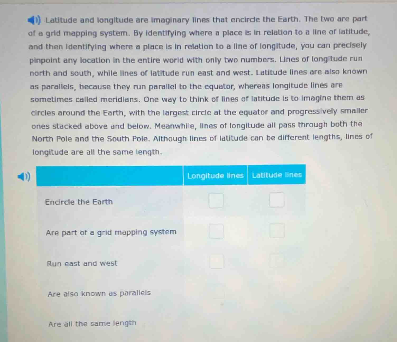 latitude and longitude are imaginary lines that encircle the earth. the…