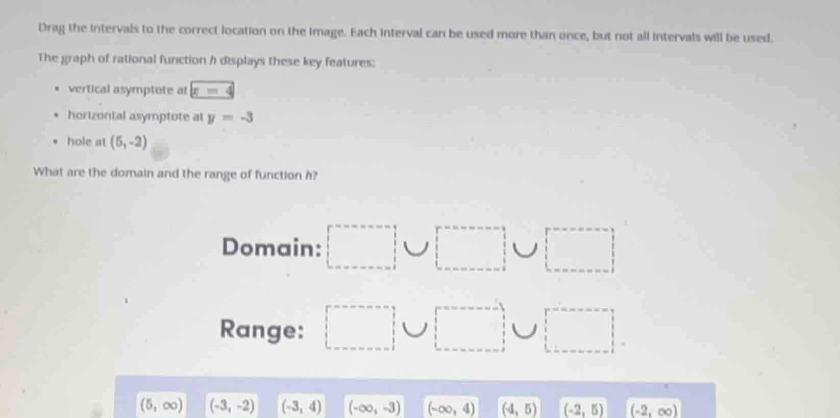 drag the intervals to the correct location on the image. each interval …