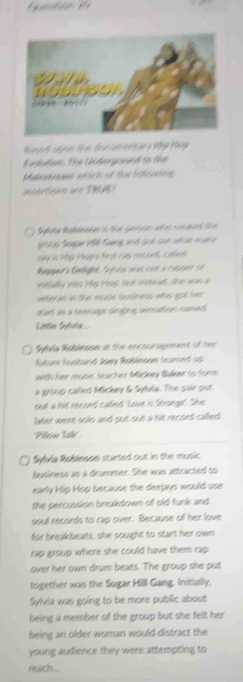 based upon the documentary hip hop evolution: the underground to the ma…