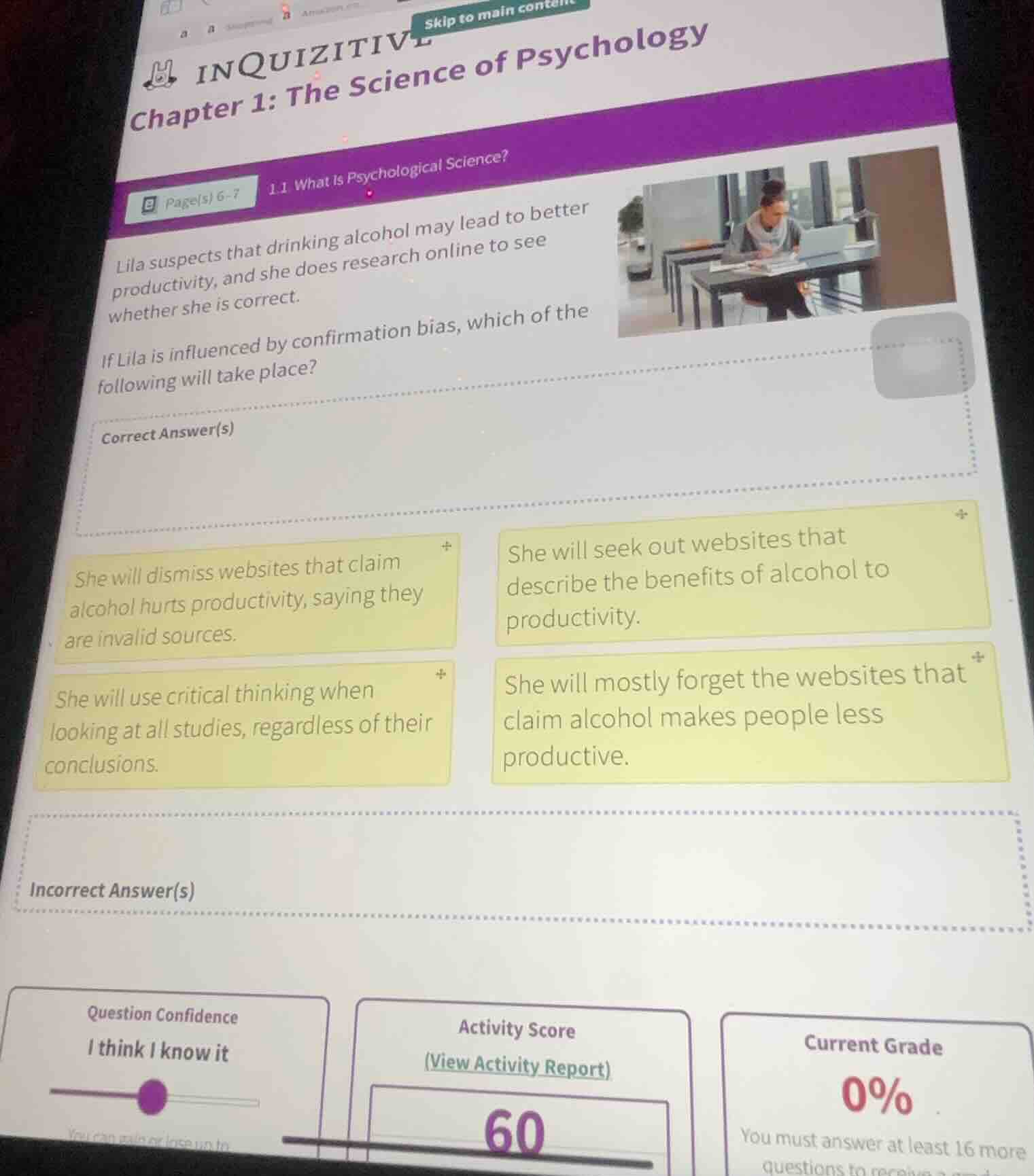 inquizitive chapter 1: the science of psychology page(s) 6 - 7 1.1 what…