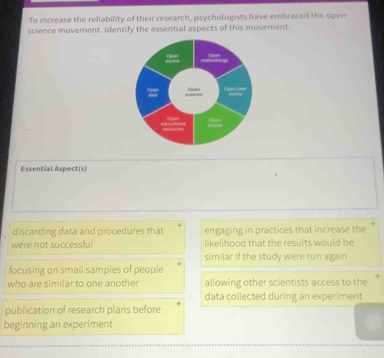 to increase the reliability of their research, psychologists have embra…