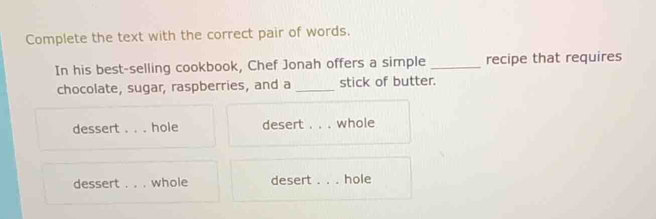 complete the text with the correct pair of words. in his best - selling…