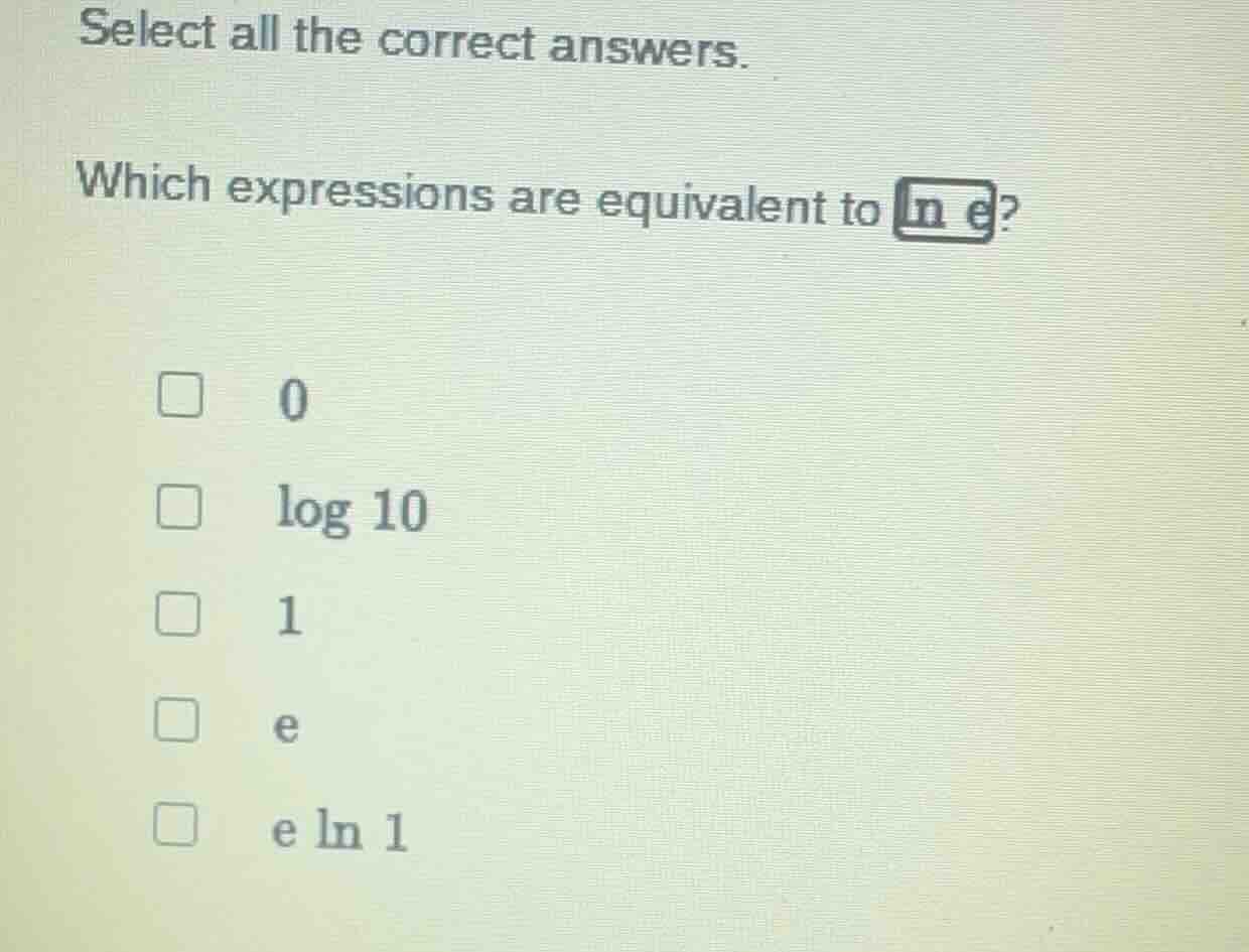 select all the correct answers. which expressions are equivalent to \\b…