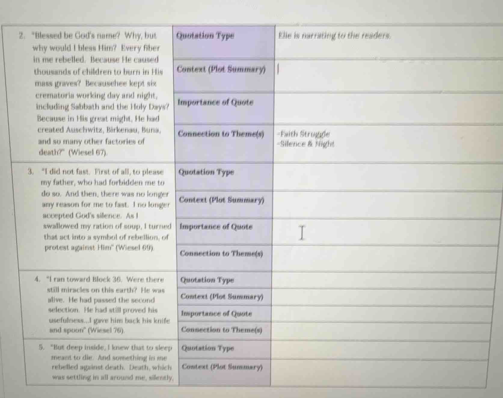 2. \blessed be gods name? why, but why would i bless him? every fiber i…