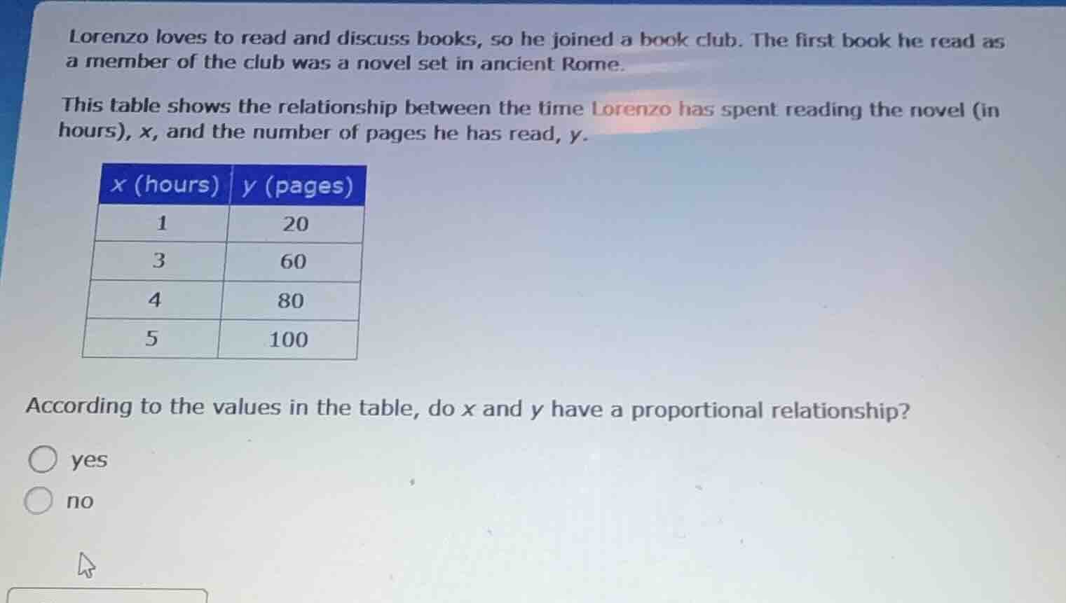 lorenzo loves to read and discuss books, so he joined a book club. the …