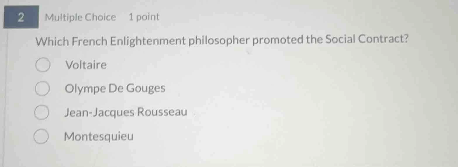 2 multiple choice 1 point which french enlightenment philosopher promot…