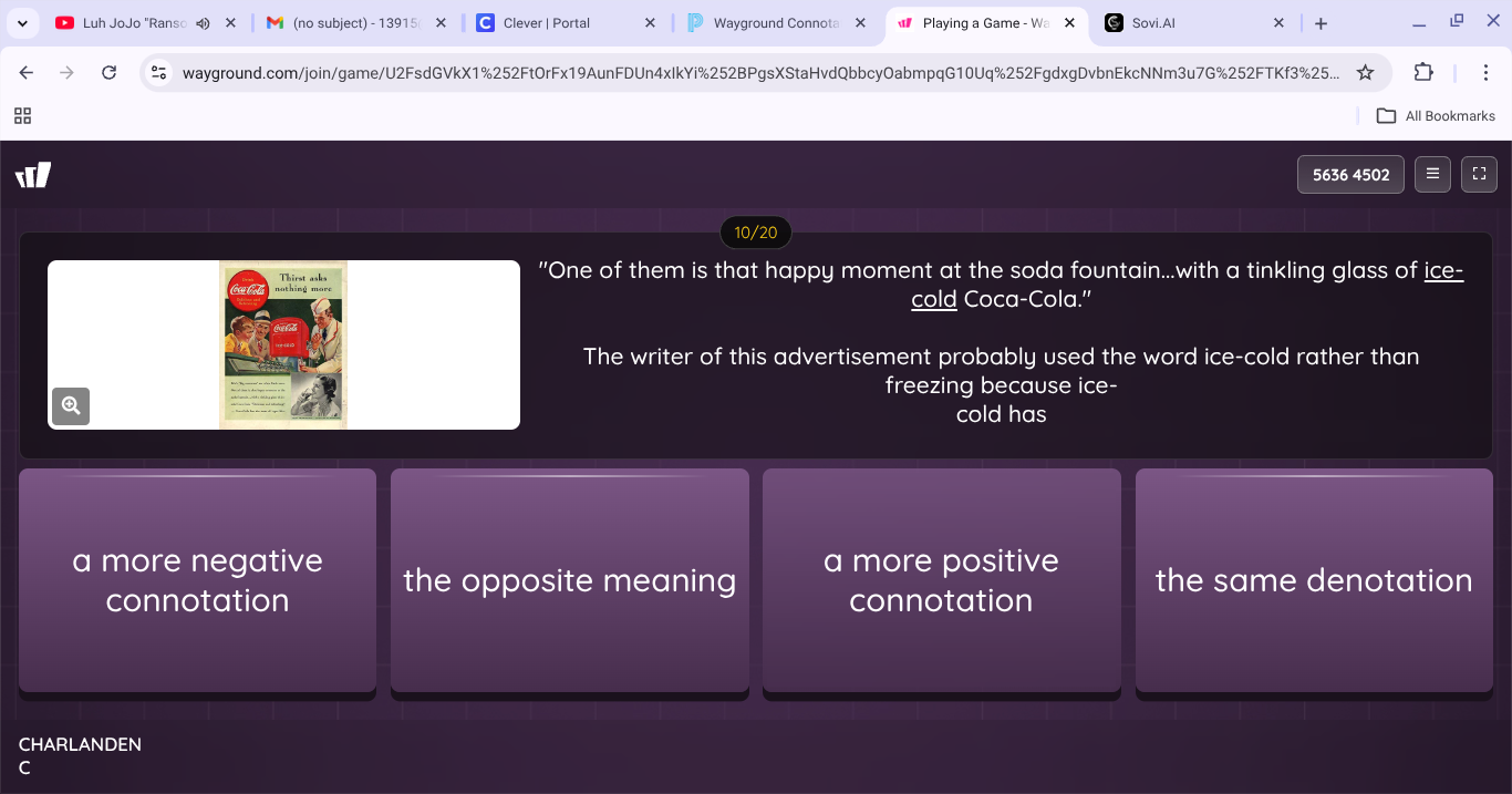 “one of them is that happy moment at the soda fountain...with a tinklin…