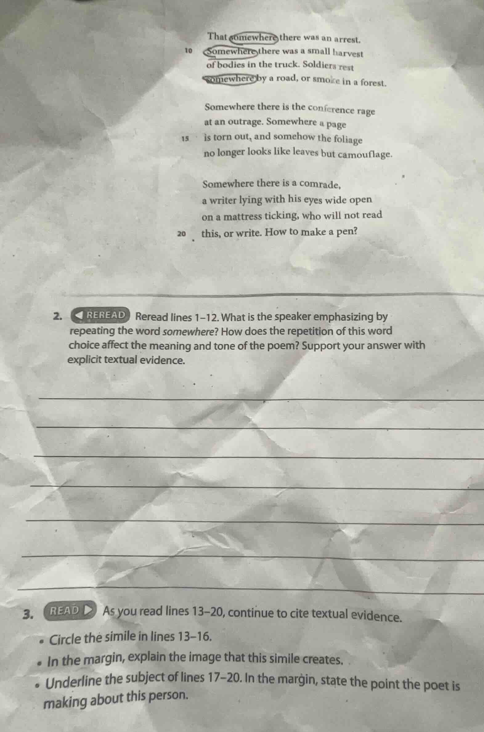 that somewhere there was an arrest. 10 somewhere there was a small harv…