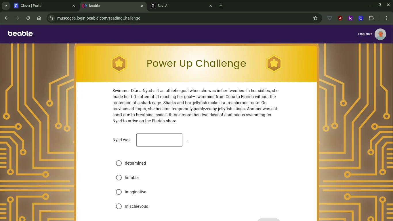 power up challenge swimmer diana nyad set an athletic goal when she was…