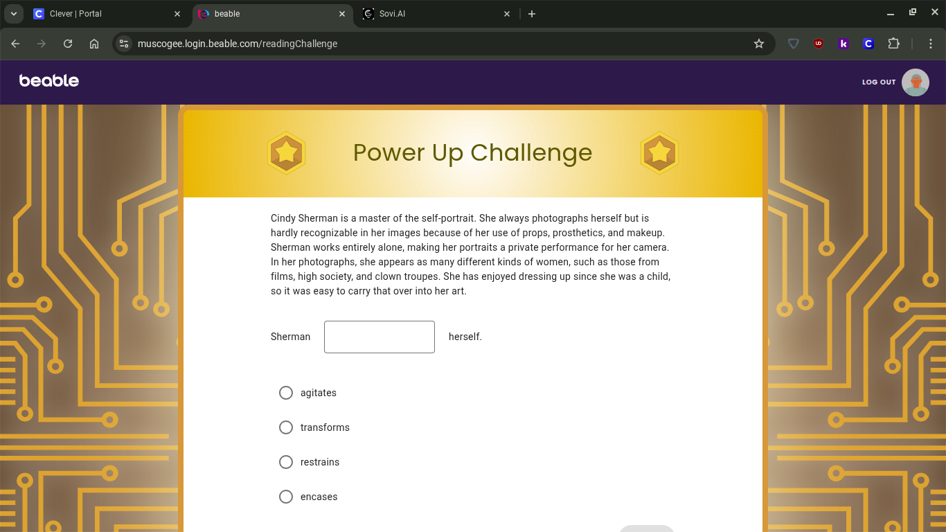 cindy sherman is a master of the self - portrait. she always photograph…