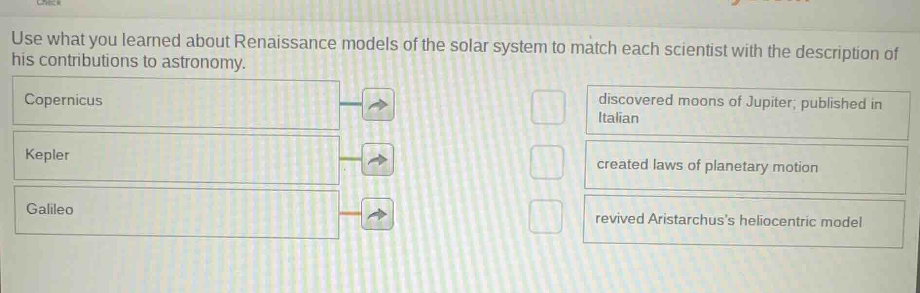 use what you learned about renaissance models of the solar system to ma…
