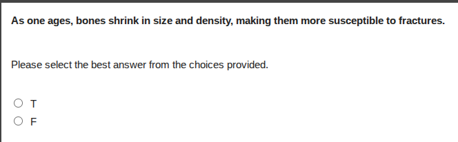 as one ages, bones shrink in size and density, making them more suscept…