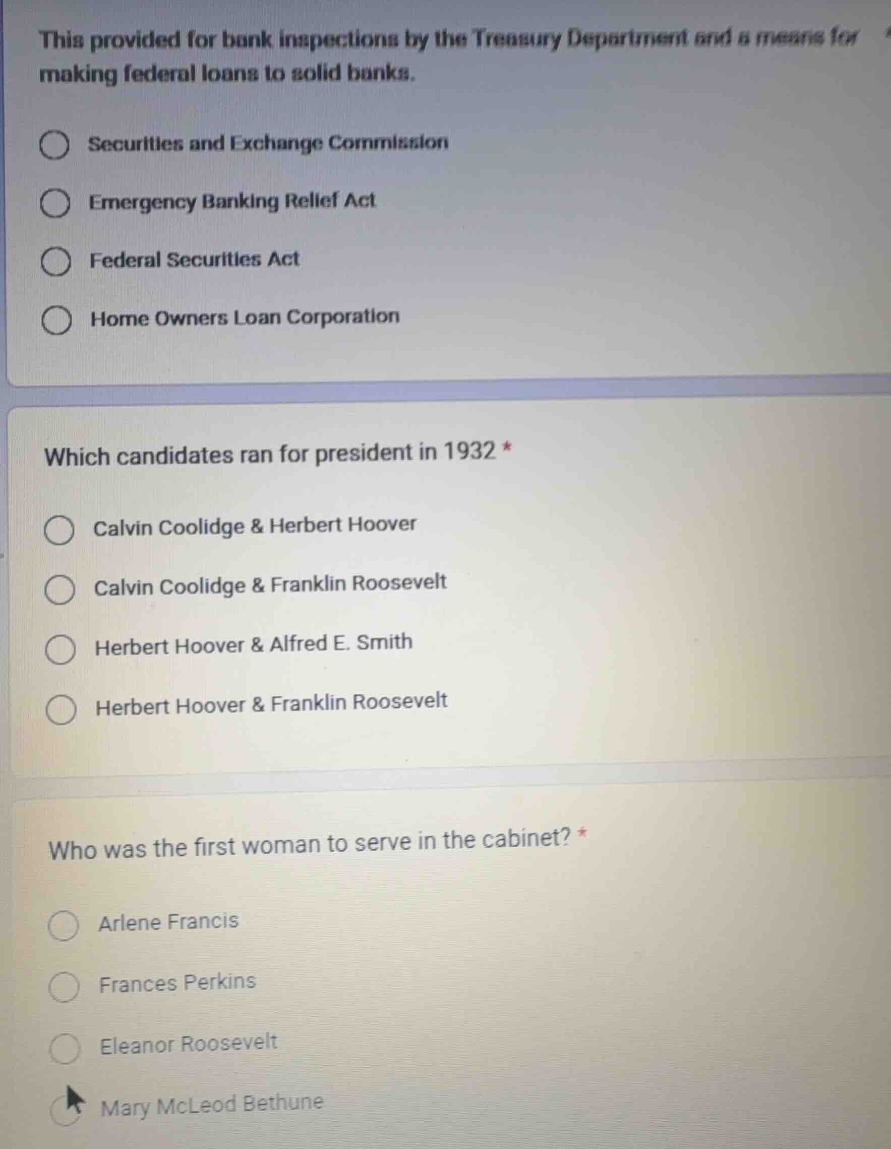 this provided for bank inspections by the treasury department and a mea…