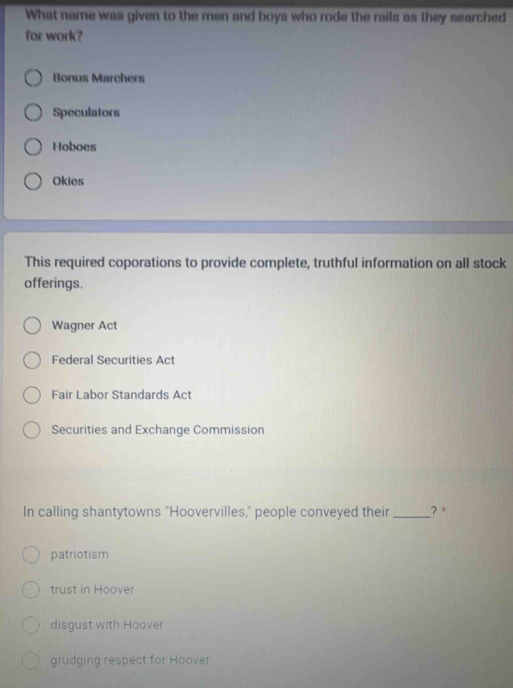 what name was given to the men and boys who rode the rails as they sear…