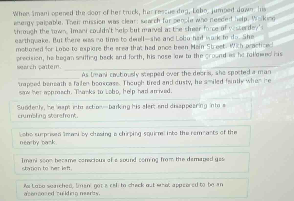 when imani opened the door of her truck, her rescue dog, lobo, jumped d…
