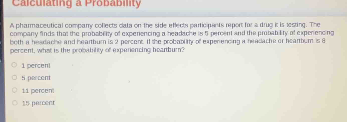 calculating a probability a pharmaceutical company collects data on the…