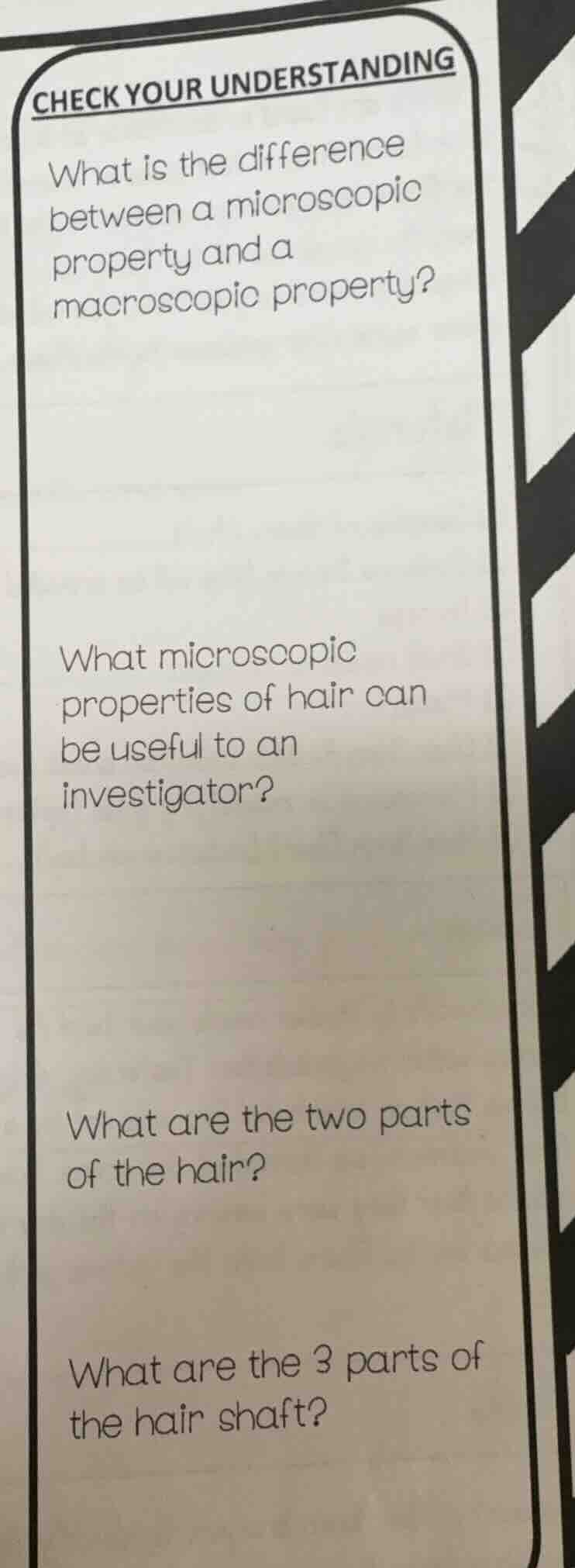 check your understanding what is the difference between a microscopic p…