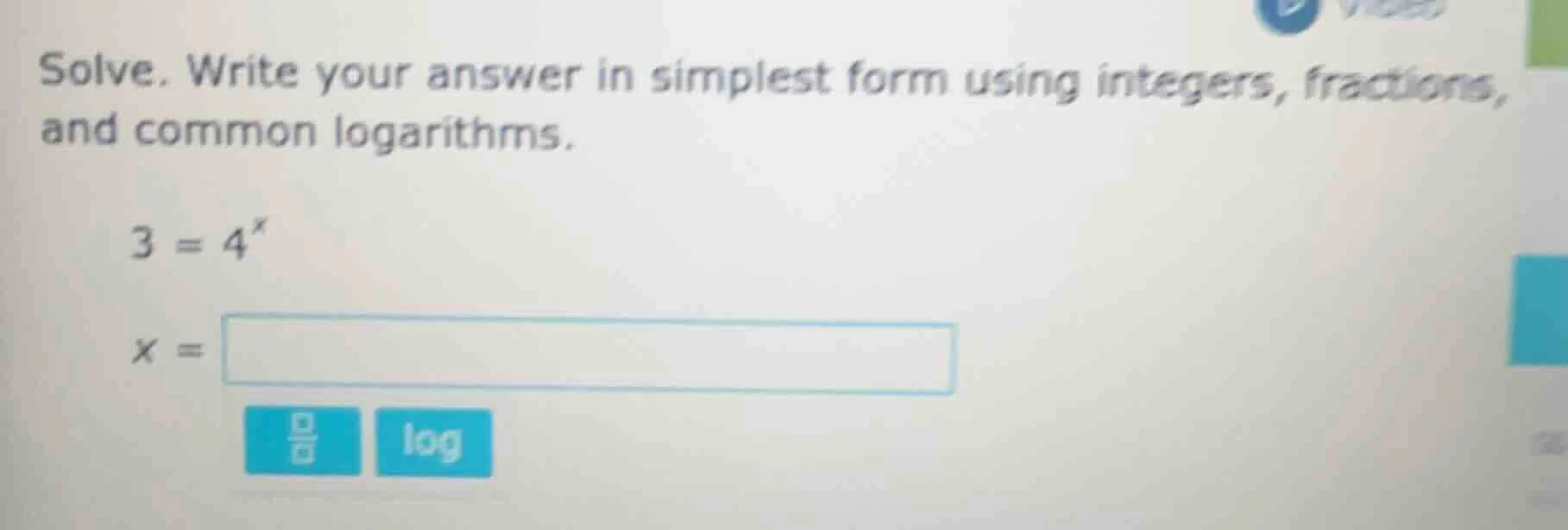 solve. write your answer in simplest form using integers, fractions, an…