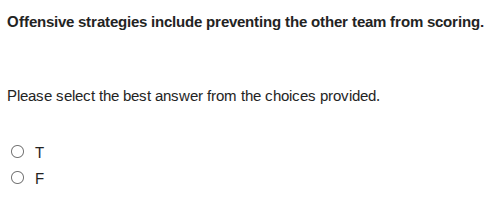 offensive strategies include preventing the other team from scoring. pl…