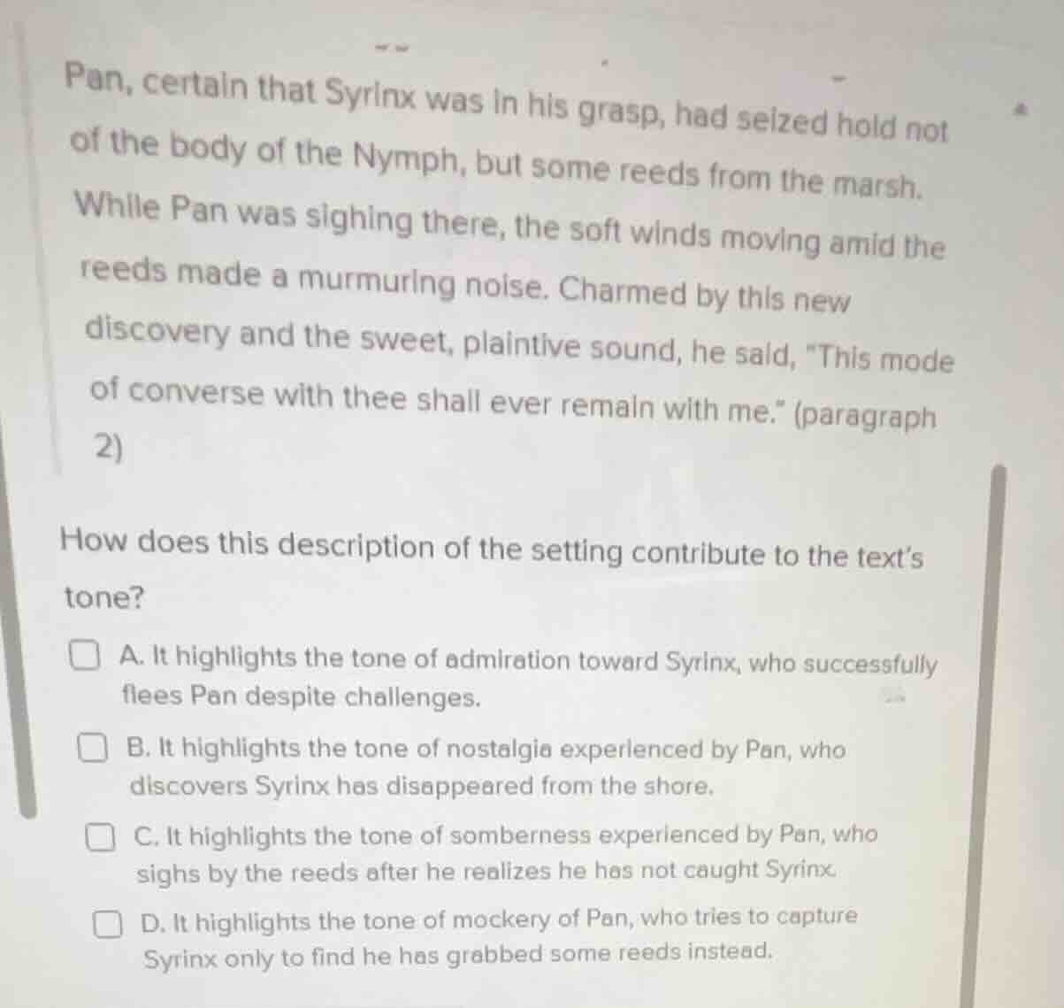 pan, certain that syrinx was in his grasp, had seized hold not of the b…