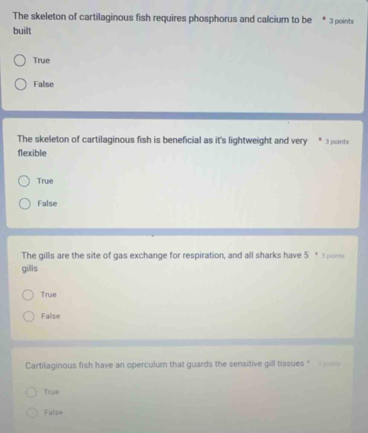 the skeleton of cartilaginous fish requires phosphorus and calcium to b…