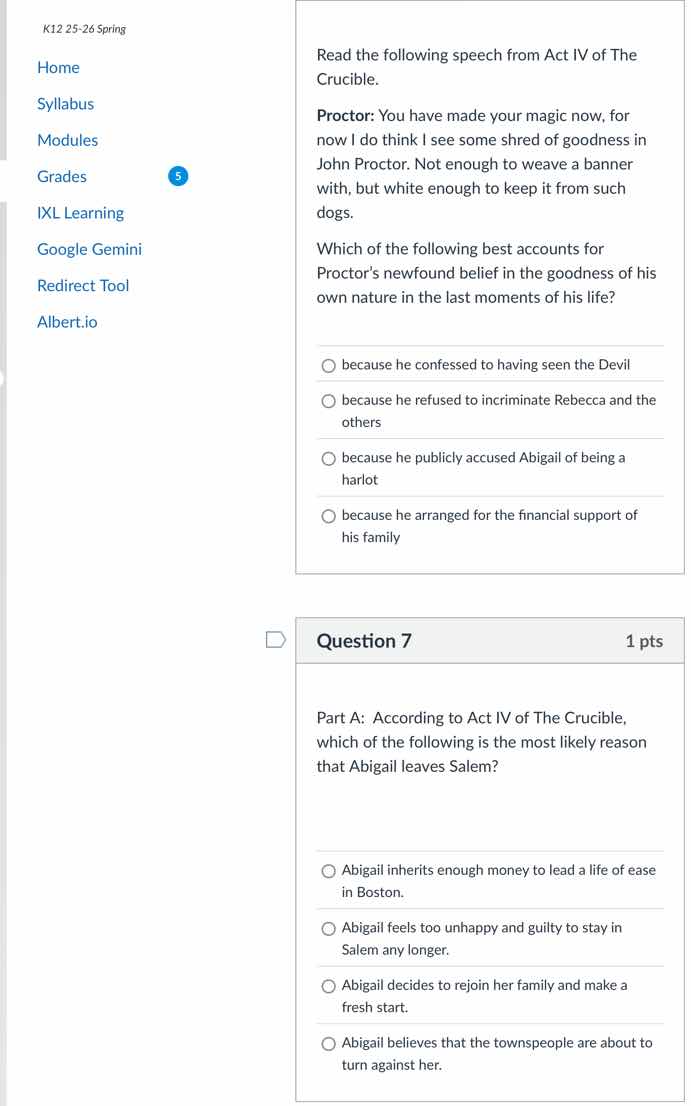 read the following speech from act iv of the crucible. proctor: you hav…