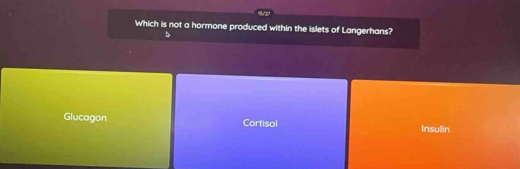 which is not a hormone produced within the islets of langerhans? glucag…