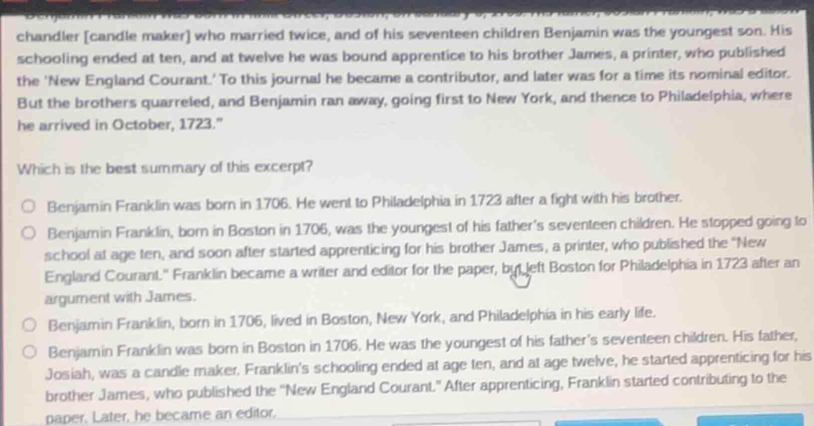 chandler candle maker who married twice, and of his seventeen children …