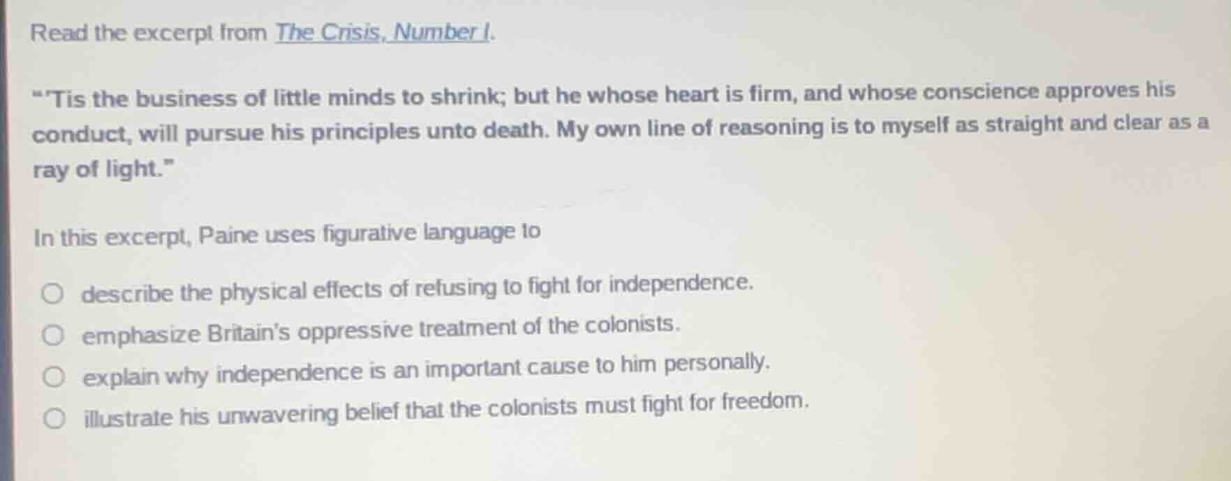 read the excerpt from the crisis, number 1.\tis the business of little …