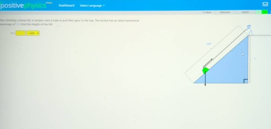 after climbing a steep hill, a camper uses a rope to pull their gear to…