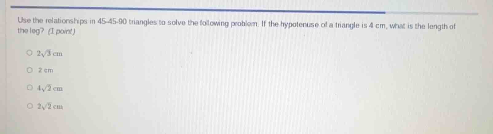 use the relationships in 45-45-90 triangles to solve the following prob…