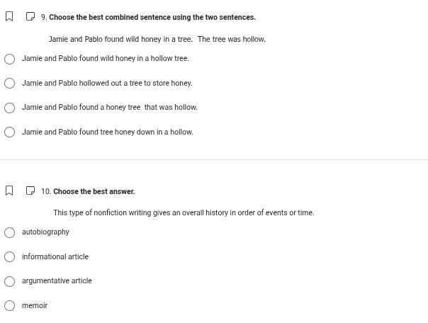 9. choose the best combined sentence using the two sentences. jamie and…