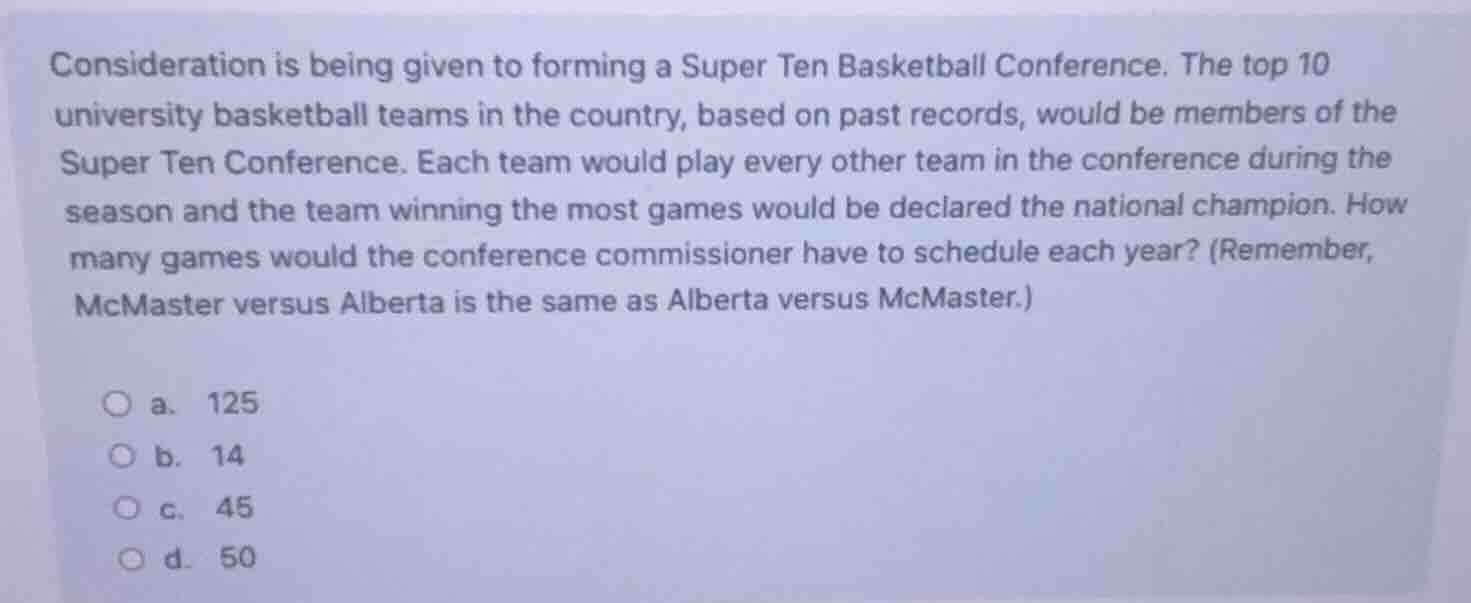 consideration is being given to forming a super ten basketball conferen…