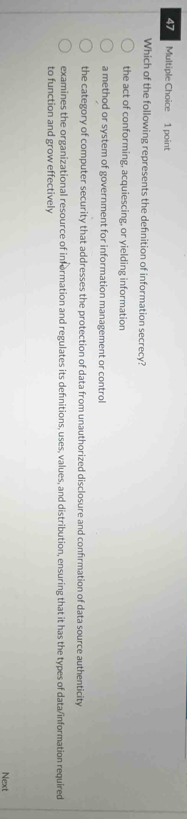 multiple choice 1 point which of the following represents the definitio…