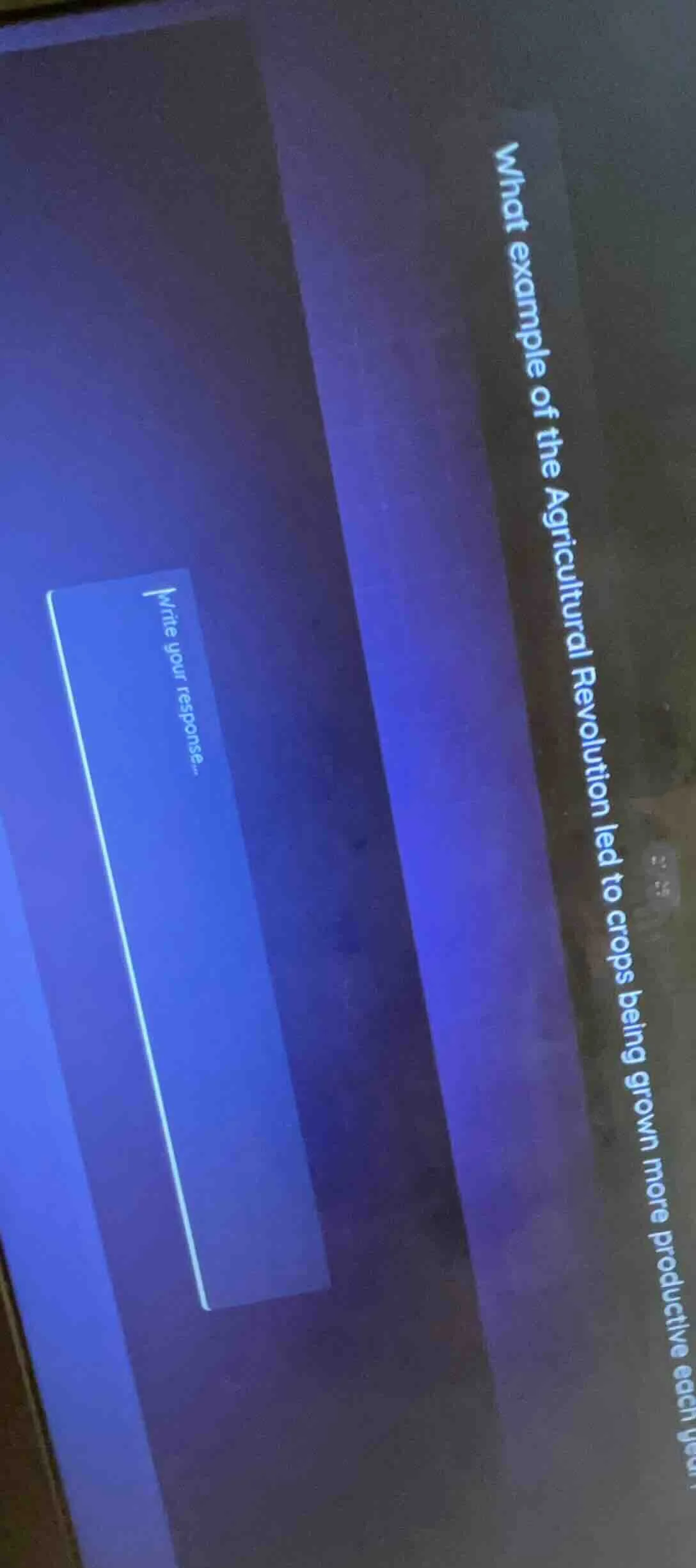 what example of the agricultural revolution led to crops being grown mo…