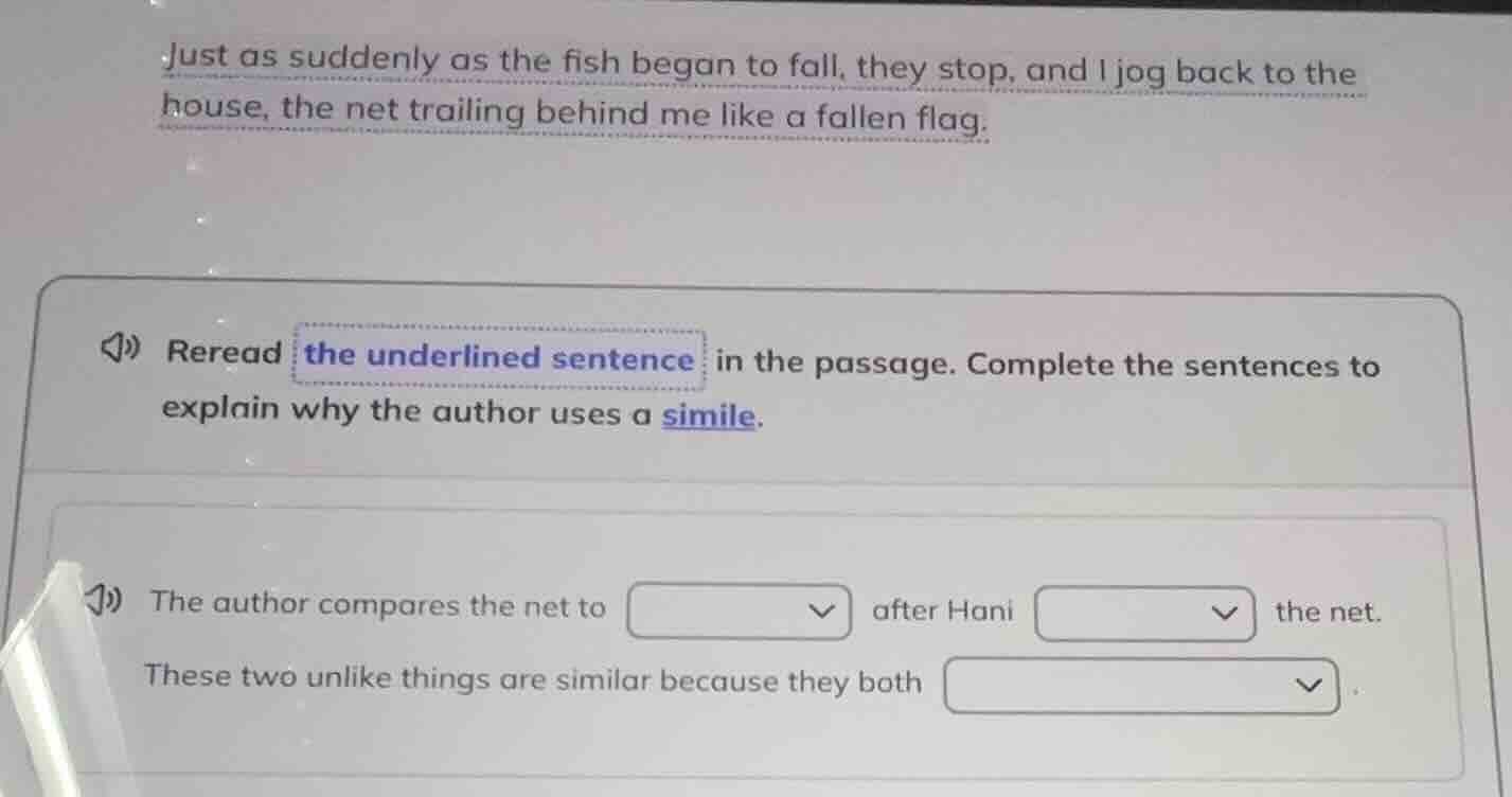 just as suddenly as the fish began to fall, they stop, and i jog back t…