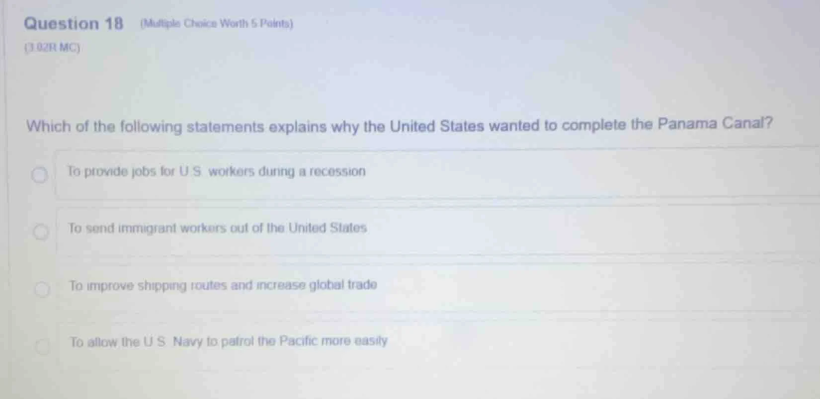 question 18 (multiple choice worth 5 points) (3.02r mc) which of the fo…