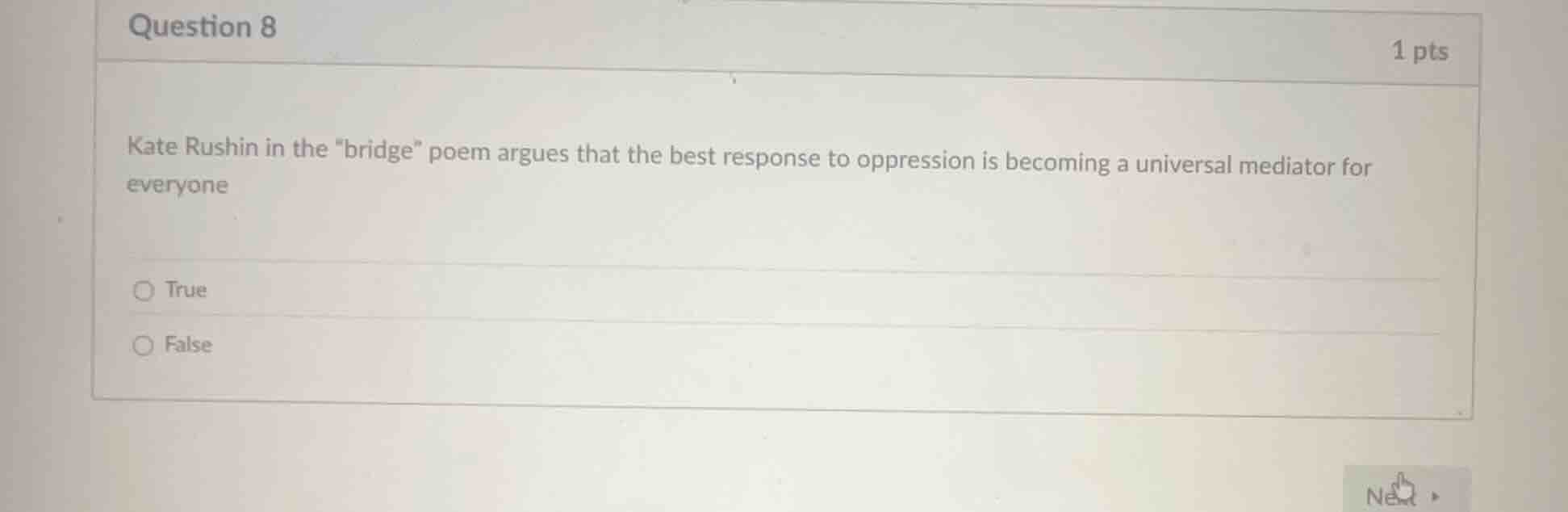 kate rushin in the \bridge\ poem argues that the best response to oppre…