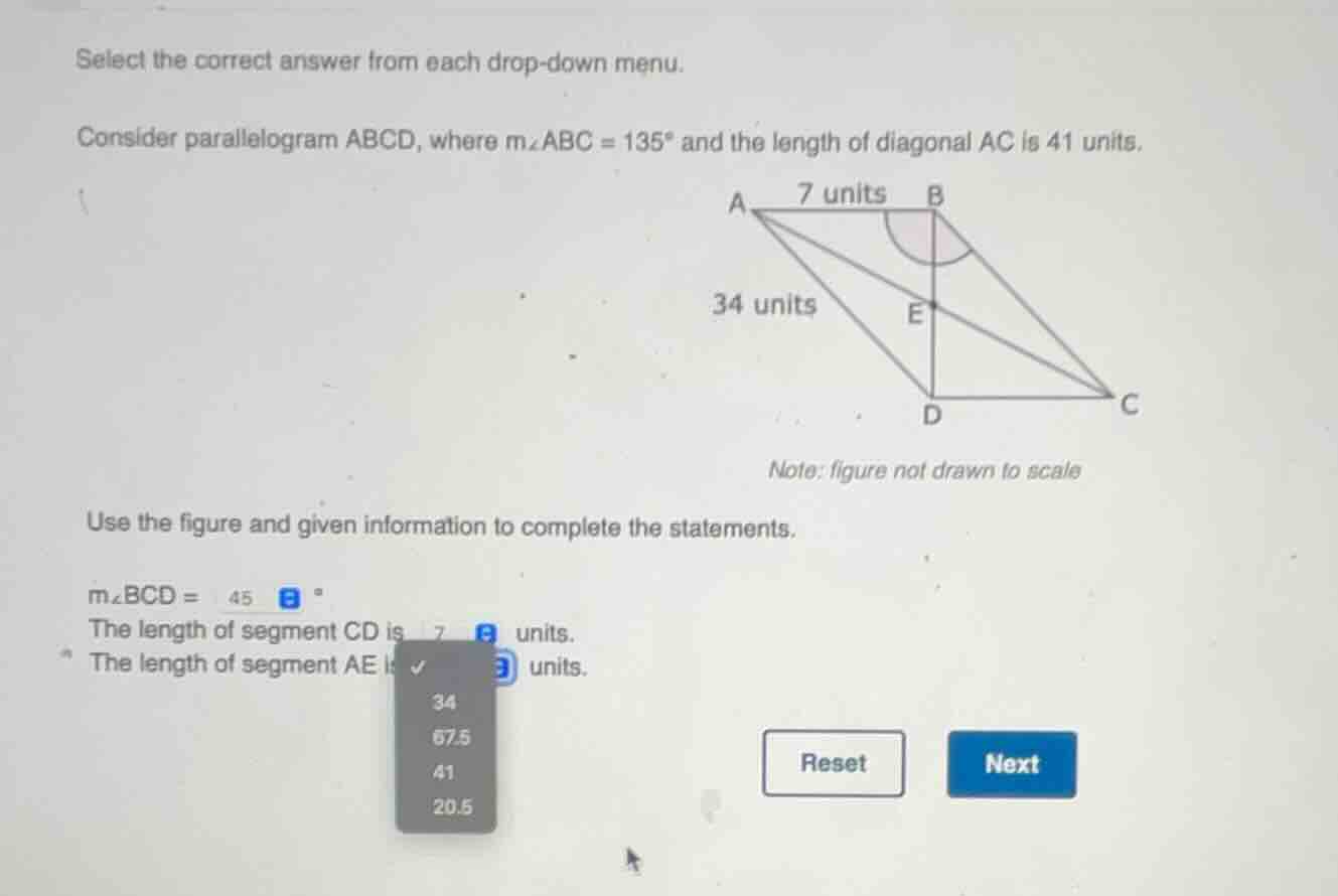 select the correct answer from each drop - down menu. consider parallel…