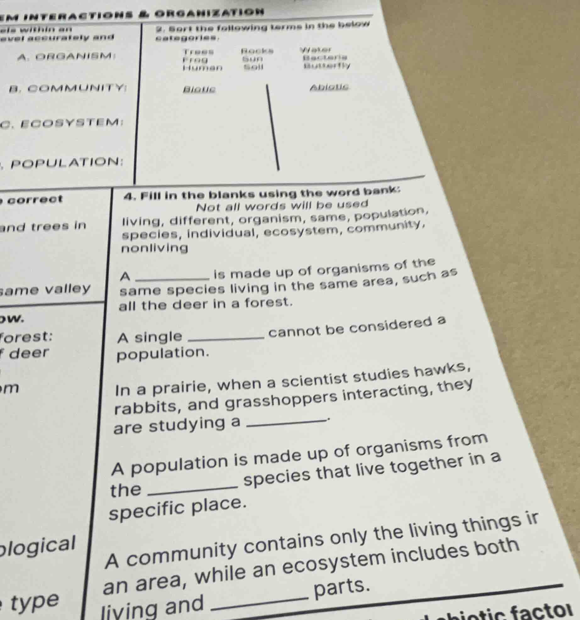 em interactions & organization ele within an evel accurately and a. org…