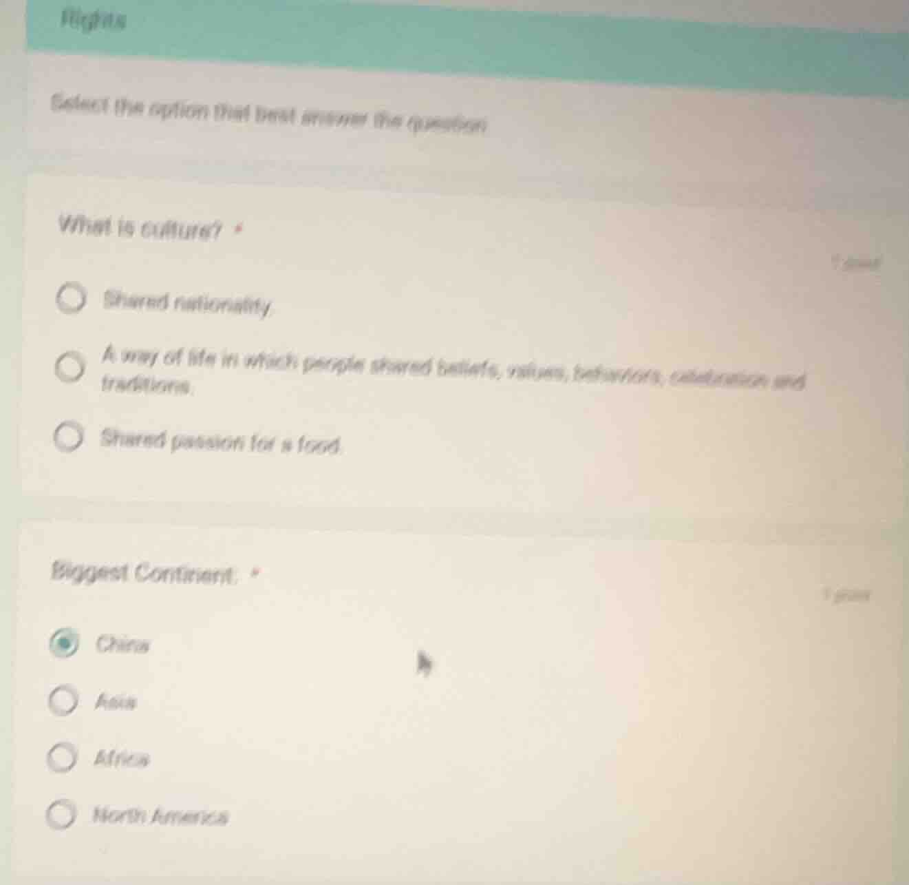 rights select the option that best answers the questions what is cultur…